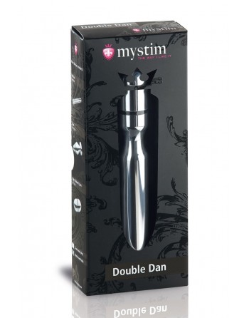 Gode électro-stimulation Double Dan - Mystim