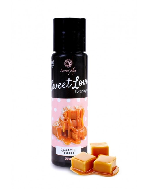 Lubrifiant comestible caramel toffee - 60ml Lubrifiant comestible caramel toffee - 60ml