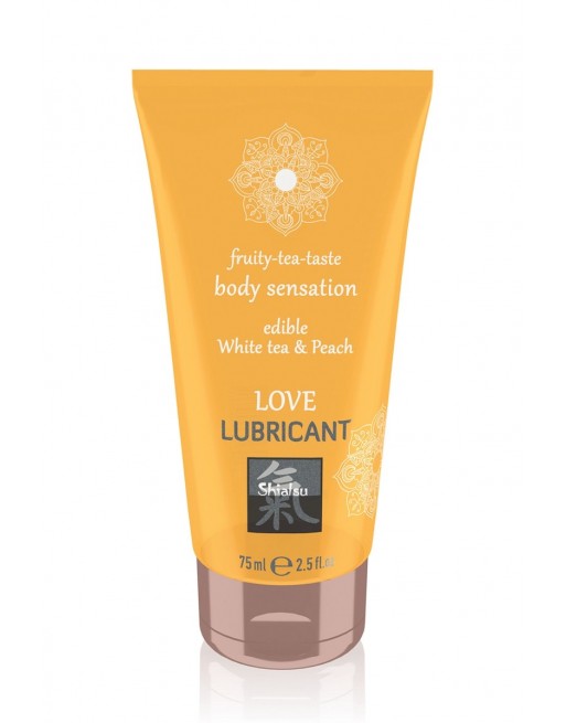 Lubrifiant comestible Thé et Pèche - Shiatsu