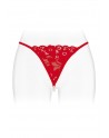 String avec perles Venusina - rouge