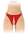 Culotte rouge ouverte Annette - Fashion Secret