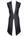 Veste longue sans manche wetlook Marco - Regnes