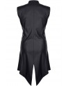 Veste longue sans manche wetlook Marco - Regnes