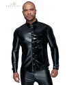 Chemise wetlook et vinyle H064