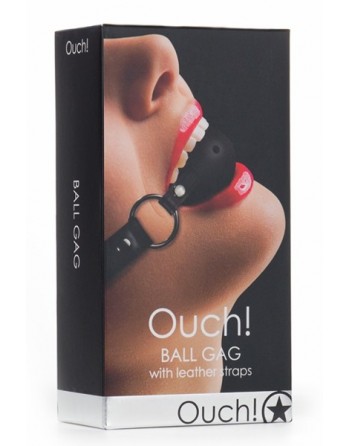 Gag Ball noir - Ouch! 